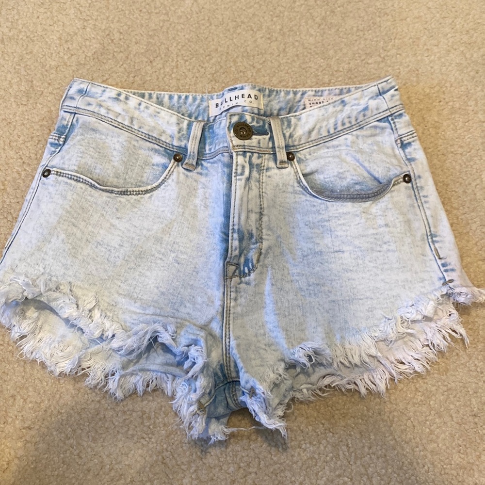 Womens high rise short shorts